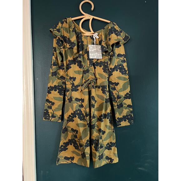 NWT Kate Quinn Blueberry Flutter Sleeve Twirl Dress Bamboo 9/10 - Picture 1 of 4